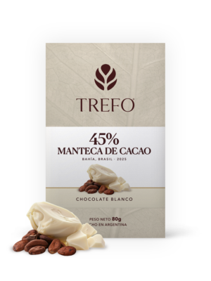 Chocolate Blanco 45% Manteca de Cacao